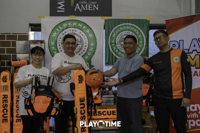 PlayTime Shows Support to WISAR Philippines With Rescue Equipment Donation​