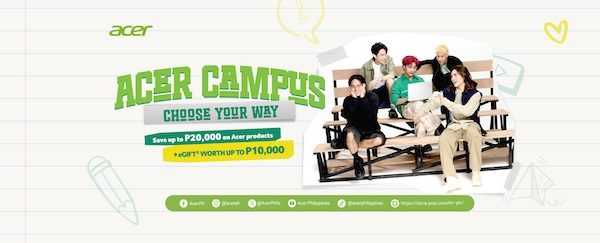 Get the power to choose with the #AcerCampus2025 promo