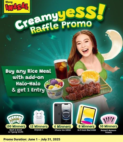 CreamyYESS promo turns Mang Inasal meals into winning moments