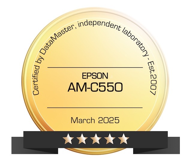 Epson’s WorkForce Enterprise Business Inkjet Printers achieve prestigious five-star ratings from DataMaster Lab