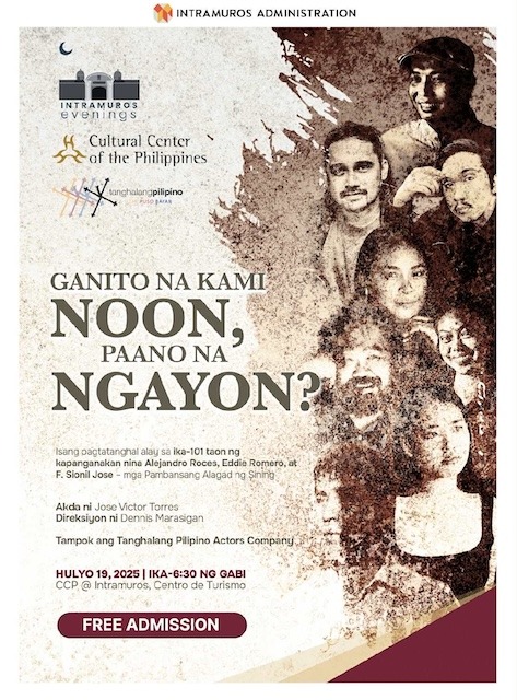 CCP, Intramuros Administration revive ‘Intramuros Evenings’ with Ganito Na Kami Noon, Paano Na Ngayon? 