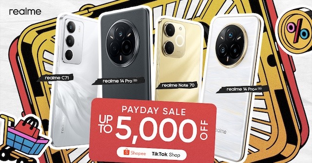 realme FanFest Payday Sale Offers Up to P5,000 Off on Select Smartphones