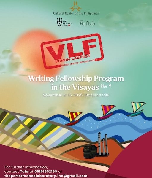 Virgin Labfest Writing Fellowship Program in the Visayas Year 4 Now Accepting Applications