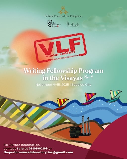 Virgin Labfest Writing Fellowship Program in the Visayas Year 4 Now Accepting Applications