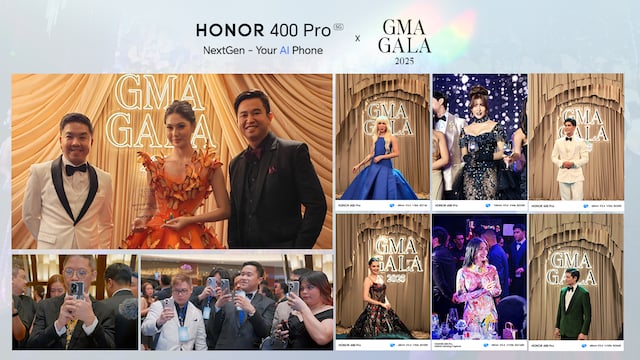 IN PHOTOS: Stars of GMA Gala 2025 Shine Brighter with The New HONOR 400 Pro 5G