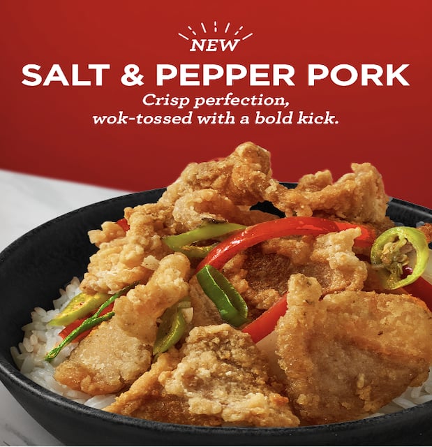 PANDA EXPRESS® DROPS A NEW CRISPY AMERICAN CHINESE CLASSIC WITH SALT & PEPPER PORK