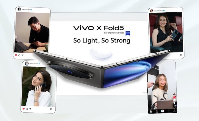 Power Moves Only! See why Anne Curtis, Marian Rivera, Maine Mendoza, and Alden Richards love the vivo X Fold5