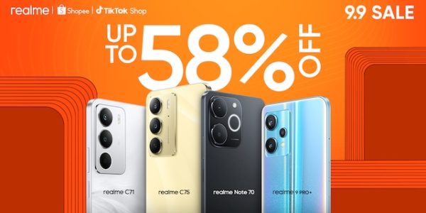 realme Joins 9.9 Sale with Up to 58% Off on Select Smartphones