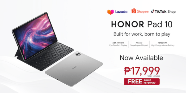 Unlock Productivity in Style with the All-New HONOR Pad 10, Priced at Php 17,999!