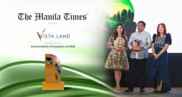 Vista Land Honored at The Manila Times Sustainability Champions Awards 2025