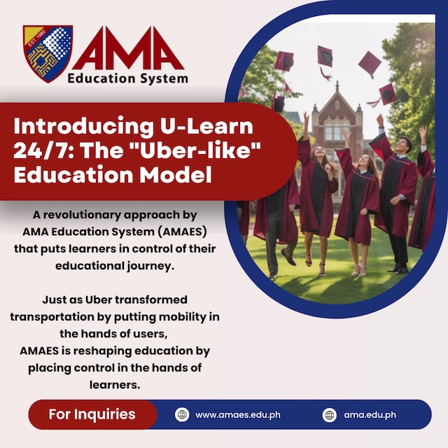 AMA Affirms Its Role as the “Uber-Like of Philippine Education” with U-Learn 24/7 