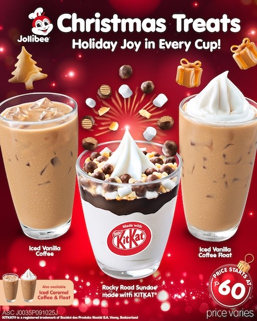 Jollibee’s New Christmas Treats Bring Holiday Joy in Every Cup