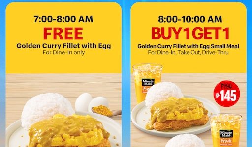 Golden Opportunity: Enjoy Free Golden Curry Fillet with Egg this October 10 at McDonald's!