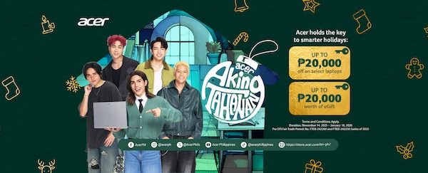 Transform Your Home This Christmas: Up to ₱20K Savings in Acer’s Aking Tahanan Promo