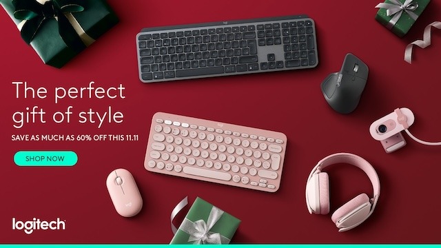 The Perfect Gift of Style Awaits You at Logitech’s 11.11 Shopee Christmas Sale!