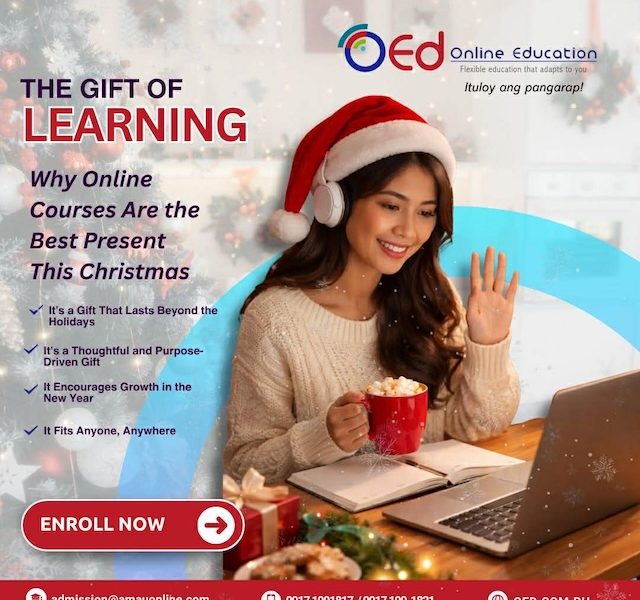 The Gift of Learning with Online Education (OEd): Why Online Courses Are the Best Present This Christmas
