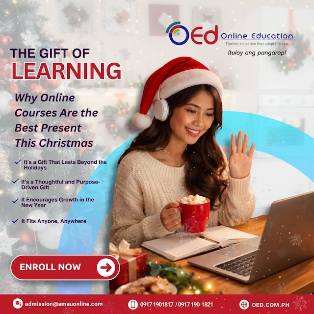 The Gift of Learning with Online Education (OEd): Why Online Courses Are the Best Present This Christmas