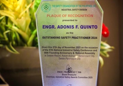 PLDT and Smart Honored by SOPI for Achieving 20 Million Safe Man Hours