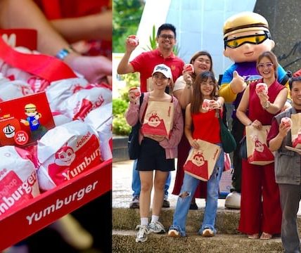 Jollibee surprises commuters nationwide with glowed up Yumburger