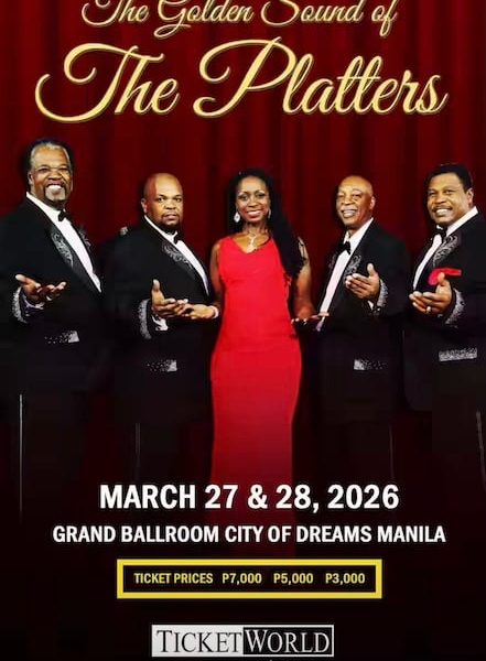 City of Dreams Manila’s March dual concerts spark summer nostalgia: Gabby Concepcion at Centerplay, and “The Golden Sound of the Platters” at the Grand Ballroom 