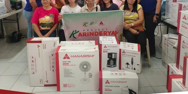 Hanabishi’s Kapartner sa Kabuhayan Provides Karinderya Starter Kits Anew to Project Karinderya Beneficiaries