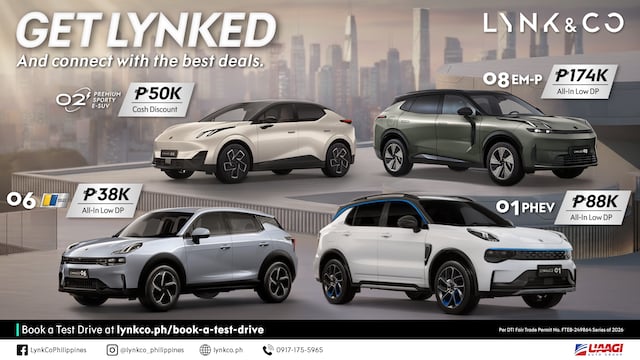Power Up the Start of the Year with Lynk & Co’s “Get Lynked” Promo—Take Advantage of All-in Down Payments as Low as PhP 38,000