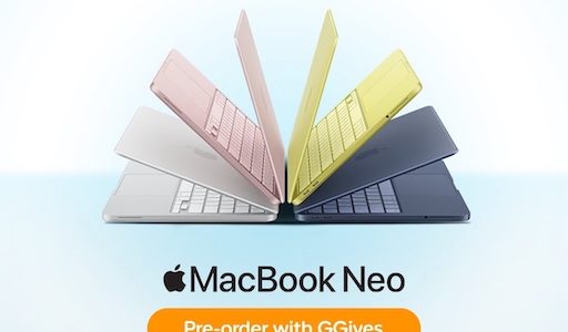 The MacBook Neo is Here—Now Made More Affordable with GGives