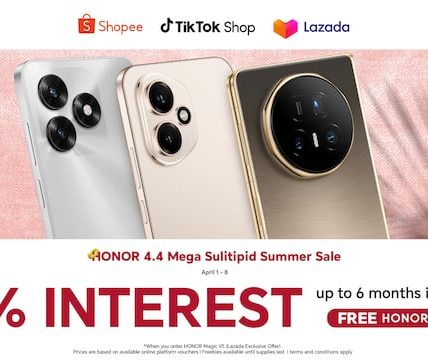 HONOR Kicks Off 4.4 Mega Sulitipid Summer Sale with 0% Interest Deals and FREE Tablet Giveaway 