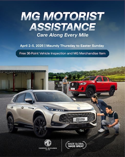 MG Philippines Launches 2026 Holy Week Motorist Assistance Program Ensuring Safe and Worry-Free Travel from April 2 to 5, 2026
