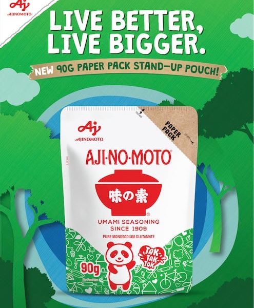 Greener Packaging, Greater Value: APC Introduces AJI-NO-MOTO® Umami Seasoning 90g Paper Pack in Stand-up Pouch