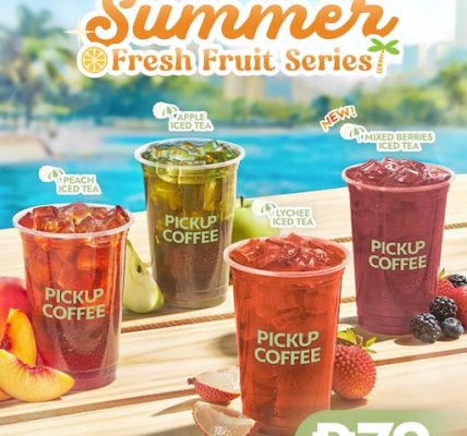 Freshen UP this summer with PICKUP COFFEE’s Fresh Fruit Series