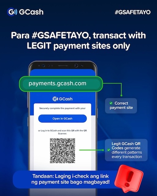 GCash upholds zero tolerance on "quishing" scam, blocks fake illegal sites