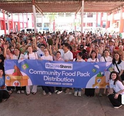 Skyro brings bayanihan to life for 500 families in Taguig 