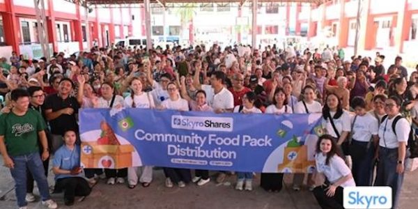 Skyro brings bayanihan to life for 500 families in Taguig 