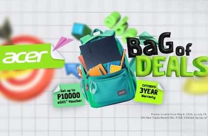 Back-to-School just got better with Acer’s “Bag of Deals” laptop upgrade promo