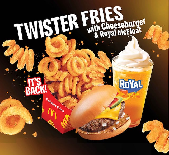McDonald’s Philippines Delivers Good News With the Comeback of Twister Fries