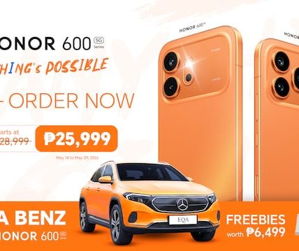 Pre-order the new HONOR 600 Series from just ₱25,999 and drive home a Mercedes-Benz!