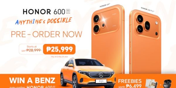 Pre-order the new HONOR 600 Series from just ₱25,999 and drive home a Mercedes-Benz!