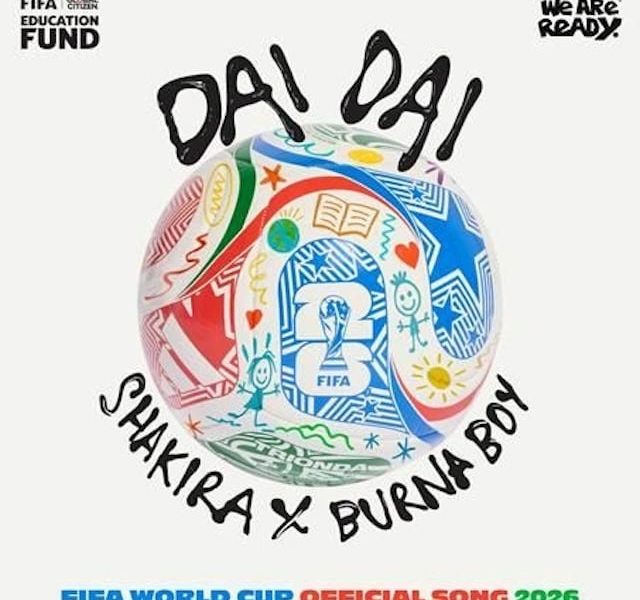 Shakira and Burna Boy release “Dai Dai” the FIFA World Cup 2026™ official song linked with the FIFA Global Citizen Education Fund