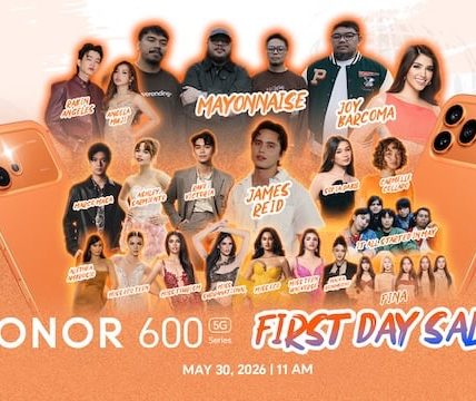 James Reid, RabGel to Lead the Excitement at HONOR 600 First Day Sale on May 30