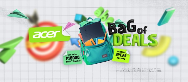Acer’s ‘Bag of Deals’ promo offers the perfect laptop for every kind of student