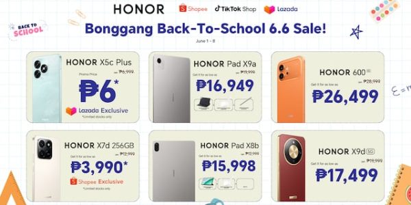 HONOR Makes Back-to-School Shopping ‘Bongga’ with Big 6.6 Deals and Student Productivity Bundles 