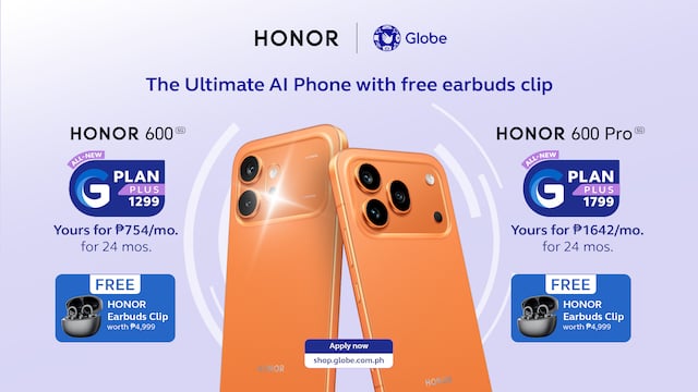 HONOR 600 Series Now Available in Globe Stores Nationwide Experience the ultimate HONOR AI smartphone innovation through Globe’s accessible and flexible plans