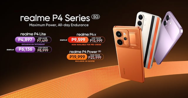 realme Introduces the Philippines' First 10001mAh Smartphone with the P4 Series 5G, Starting at Just PHP19,999