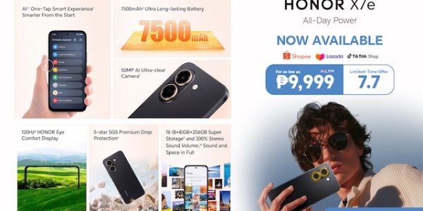 Power More, Worry Less: HONOR X7e Launches on Shopee, Lazada, and TikTok Shop with Up to Php 5,000 OFF This 7.7 Mega Rainy Season Sale