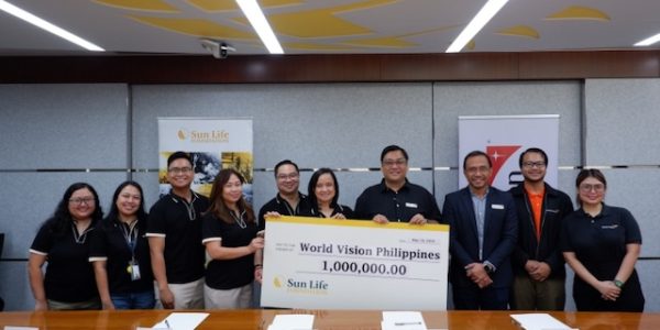 Sun Life Foundation bolsters World Vision Philippines’ disaster response program with PHP 1M donation