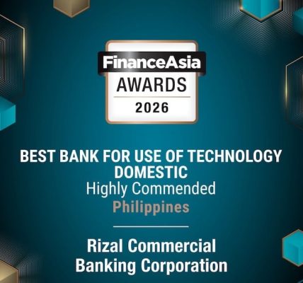 FinanceAsia cites RCBC for digital banking innovation