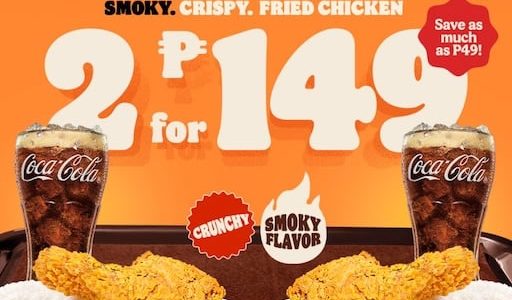 BURGER KING® IS DOING NATIONAL FRIED CHICKEN DAY THE BK WAY: GET 2 BK KRISPPER® FOR JUST ₱149