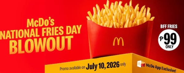 McDonald’s Celebrates National Fries Day on July 10 with BFF Fries Blowout