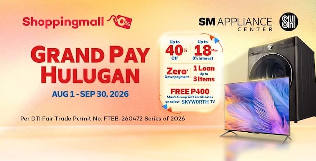 Upgrade Your Home for Less: Home Credit and SM Appliance Center Launch Grand Pay Hulugan Promo with 0% Down Payment and Three-Appliance Bundle Deals